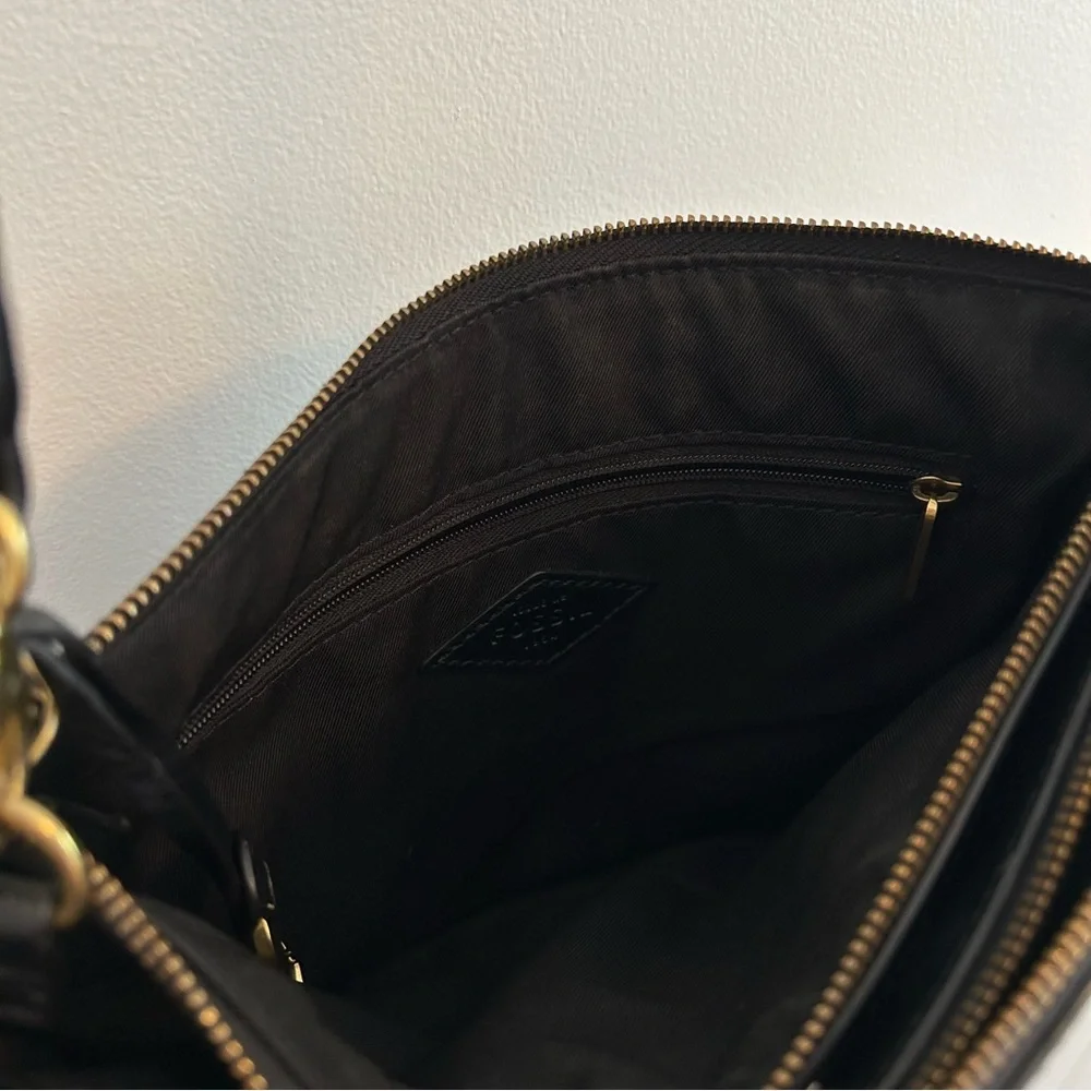 FOSSIL Leather Devon Crossbody Bag Black - Picture 7 of 10
